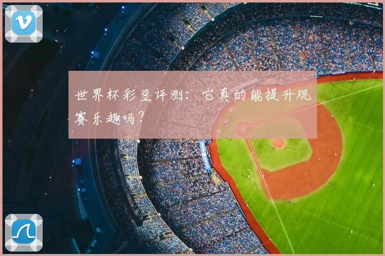 世界杯彩豆评测:它真的能提升观赛乐趣吗?